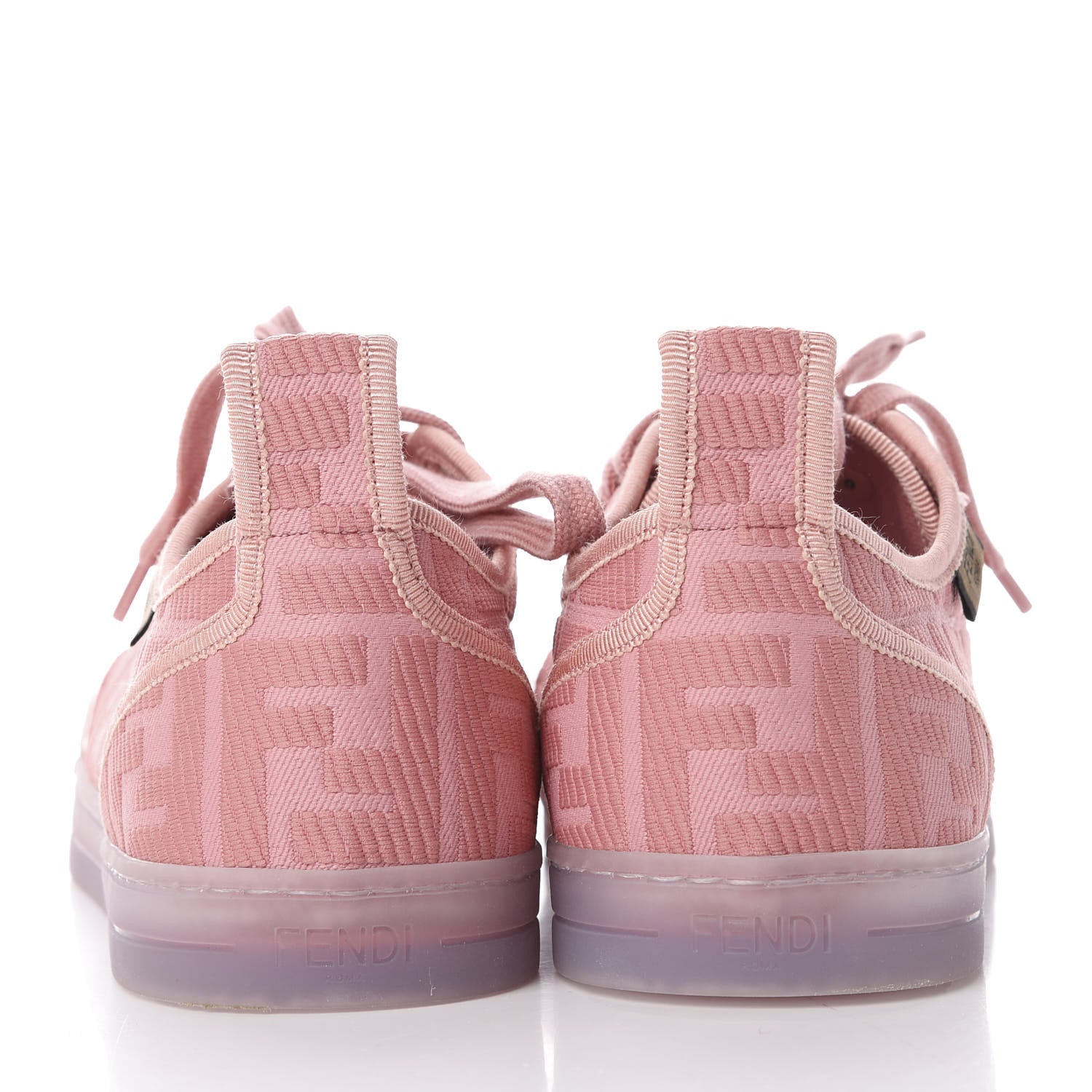 Fendi Corda FF Promenade Low Top Sneakers 40 Pink 7 of 11