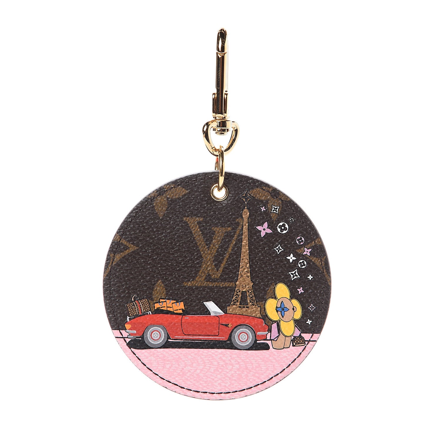 Monogram 2019 Christmas Animation Paris Bag Charm Key Ring