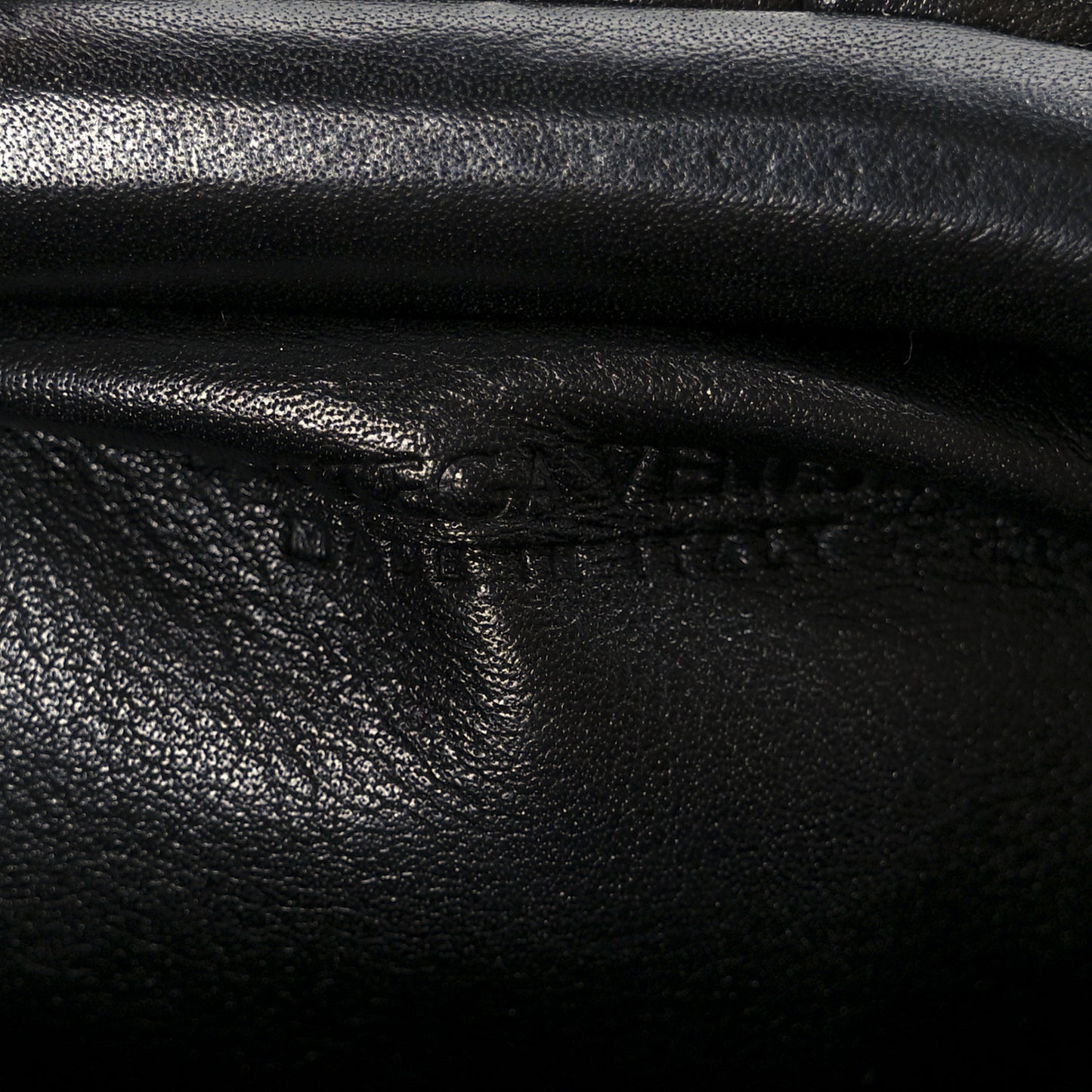 Butter Calfskin Coin Purse Black