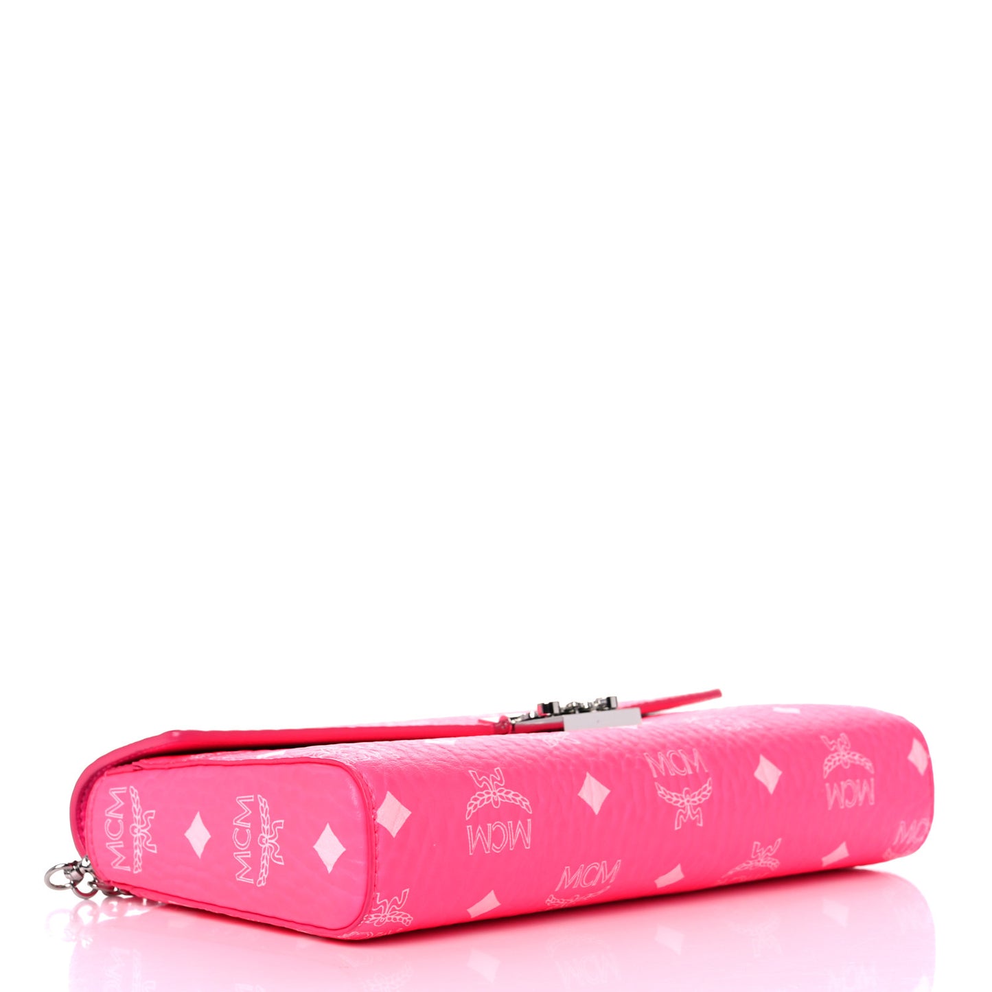 Visetos Monogram Medium Millie Crossbody Bag Neon Pink