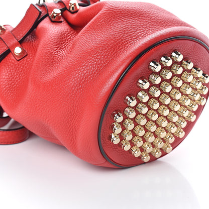 Alexander Wang Pebbled Lambskin Small Diego Bucket Red Gold Hardware 6 of 7