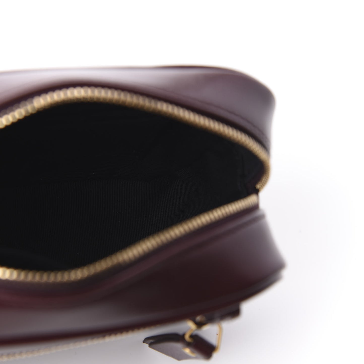 Calfskin Canvas Monogram Lou Belt Bag Natural Dark Legion Red