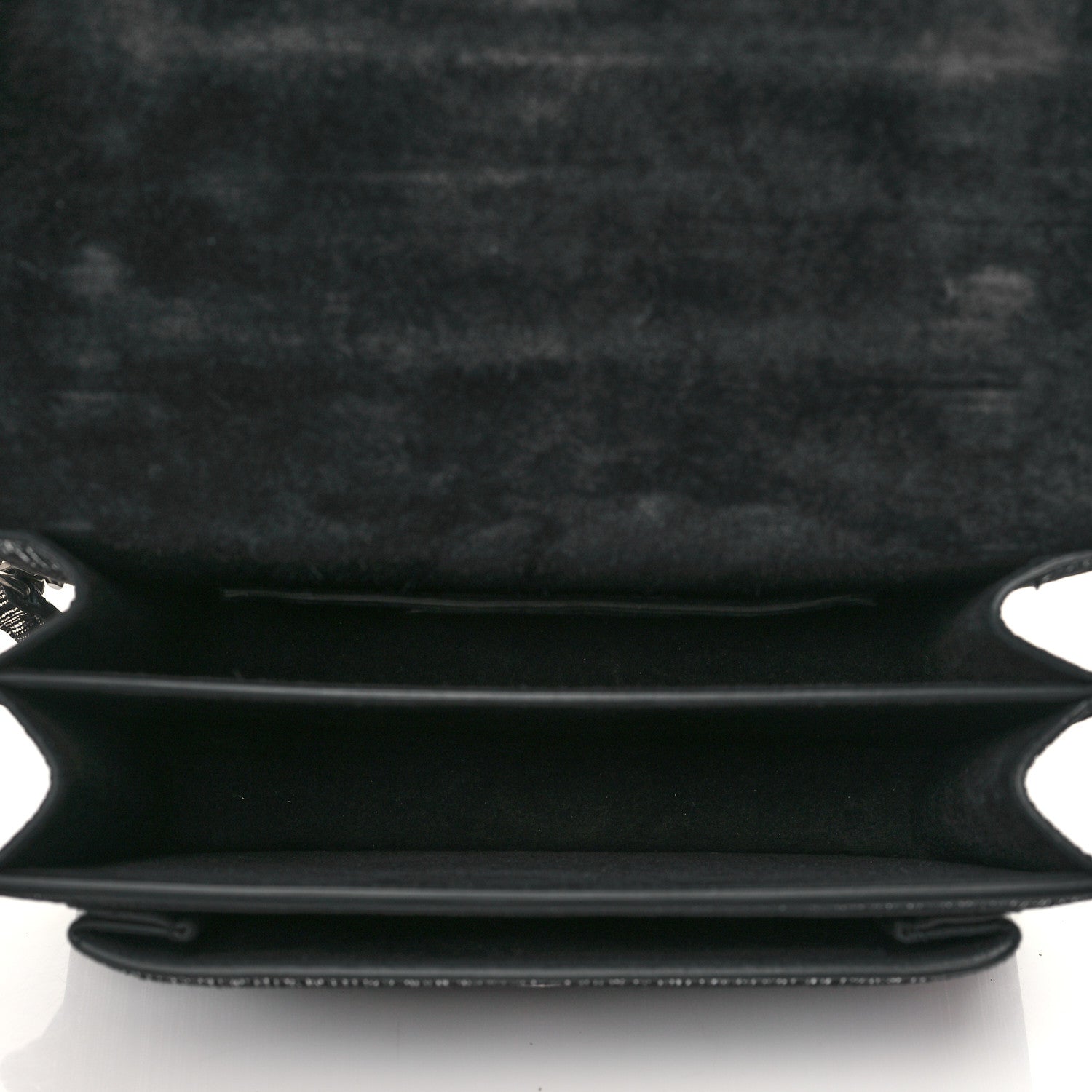 Saint Laurent Metallic Lambskin Lame Small Monogram Sunset Black Platine 5 of 10