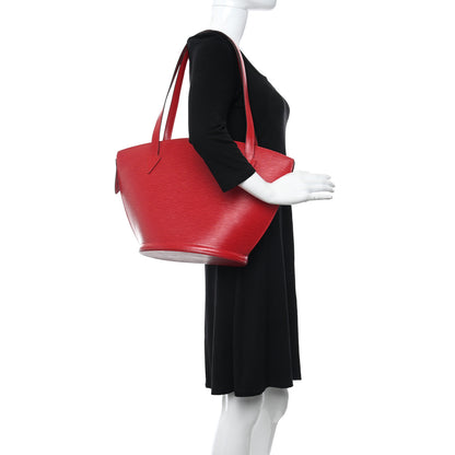 Louis Vuitton Epi Saint Jacques GM Castillan Red 2 of 10