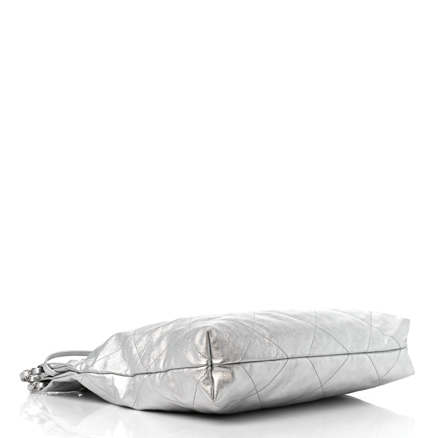Chanel Metallic Calfskin Quilted Chanel 22 Silver 5 of 10