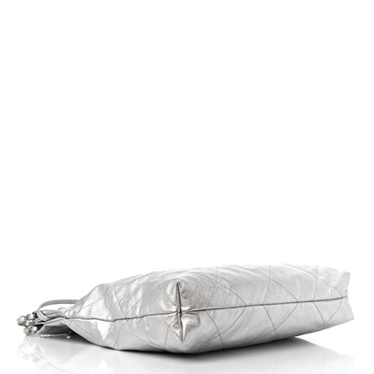Chanel Metallic Calfskin Quilted Chanel 22 Silver 5 of 10