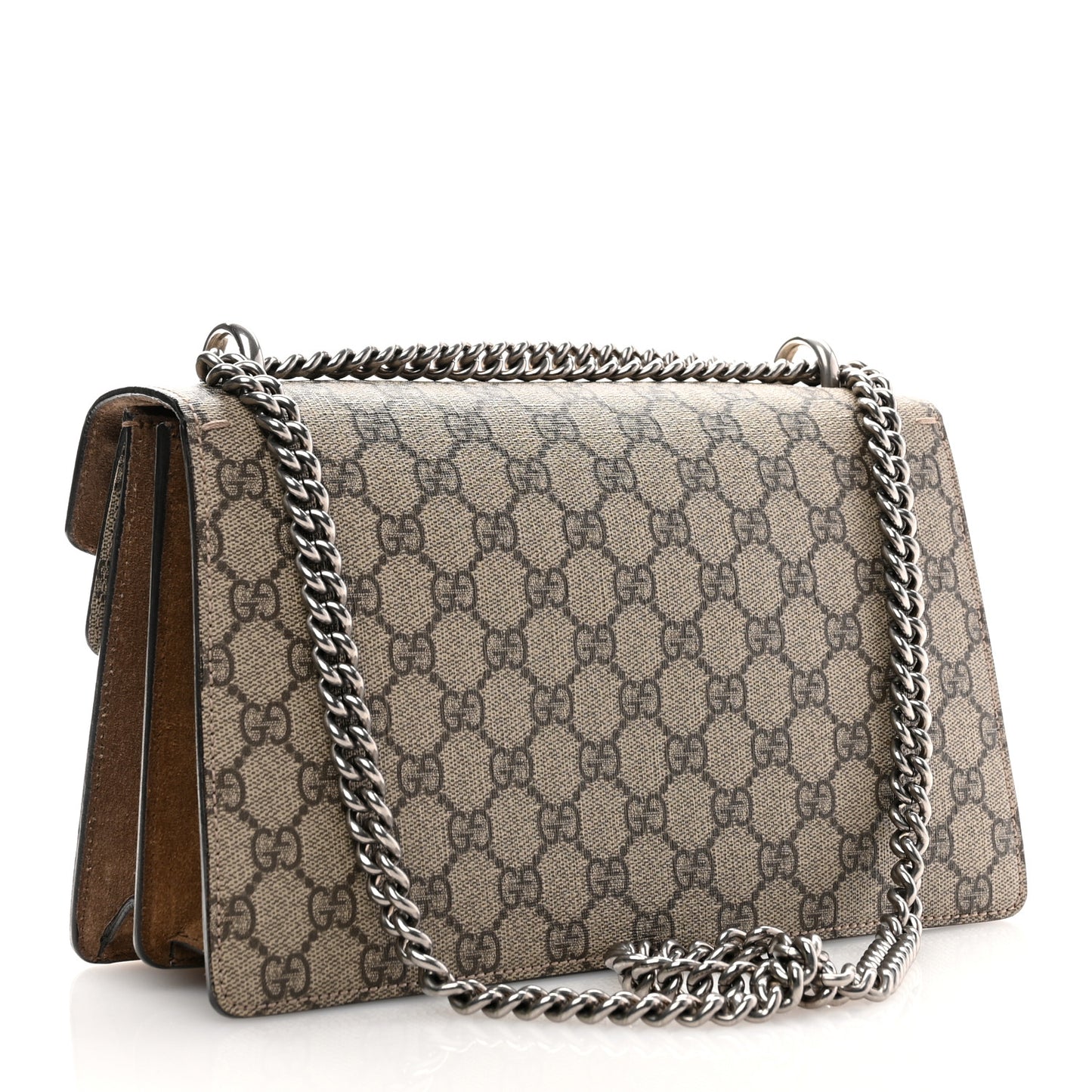GG Supreme Monogram Small Dionysus Shoulder Bag Taupe