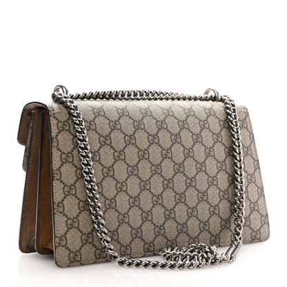 Gucci GG Supreme Monogram Small Dionysus Shoulder Bag Taupe 3 of 14