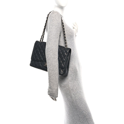 Chanel Caviar Quilted Maxi Double Flap Black 2 of 11