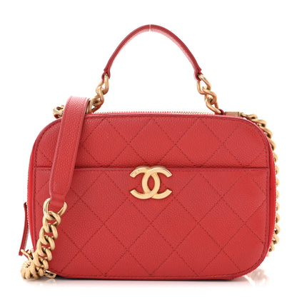 Chanel Caviar Quilted Small Camera Case Red 1 of 15