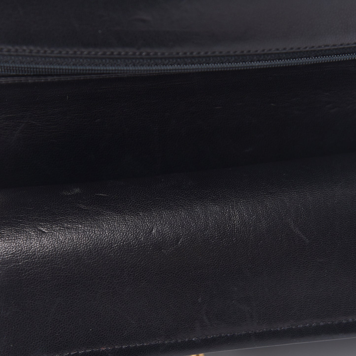 Lambskin Quilted Small Double Flap Black