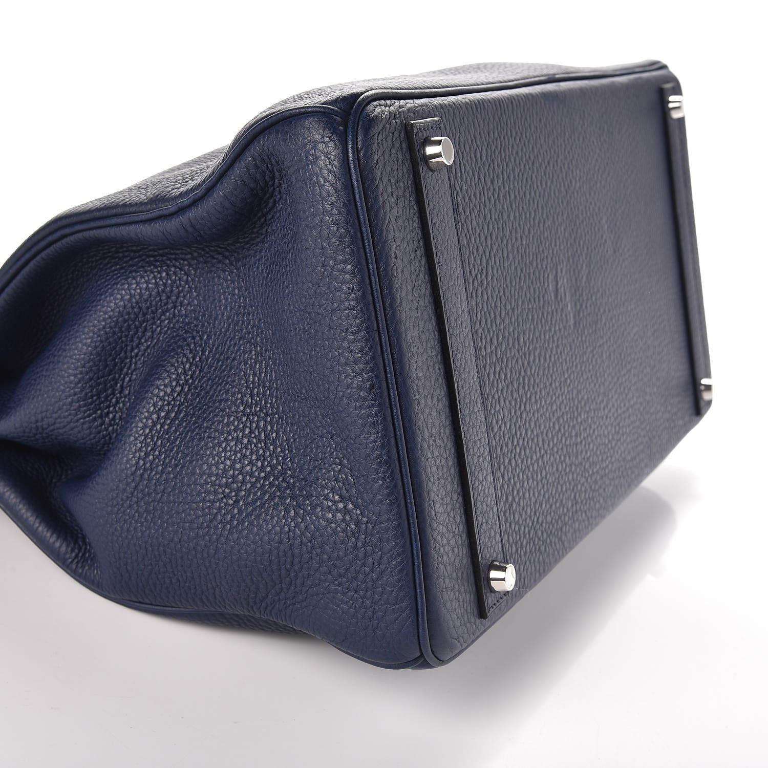 Hermes Taurillon Clemence Birkin 40 Bleu De Prusse 40 of 41