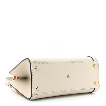 Gucci Wonka Grain Calfskin Mini Diana Tote Bag Mystic White Orange Fluo 4 of 12