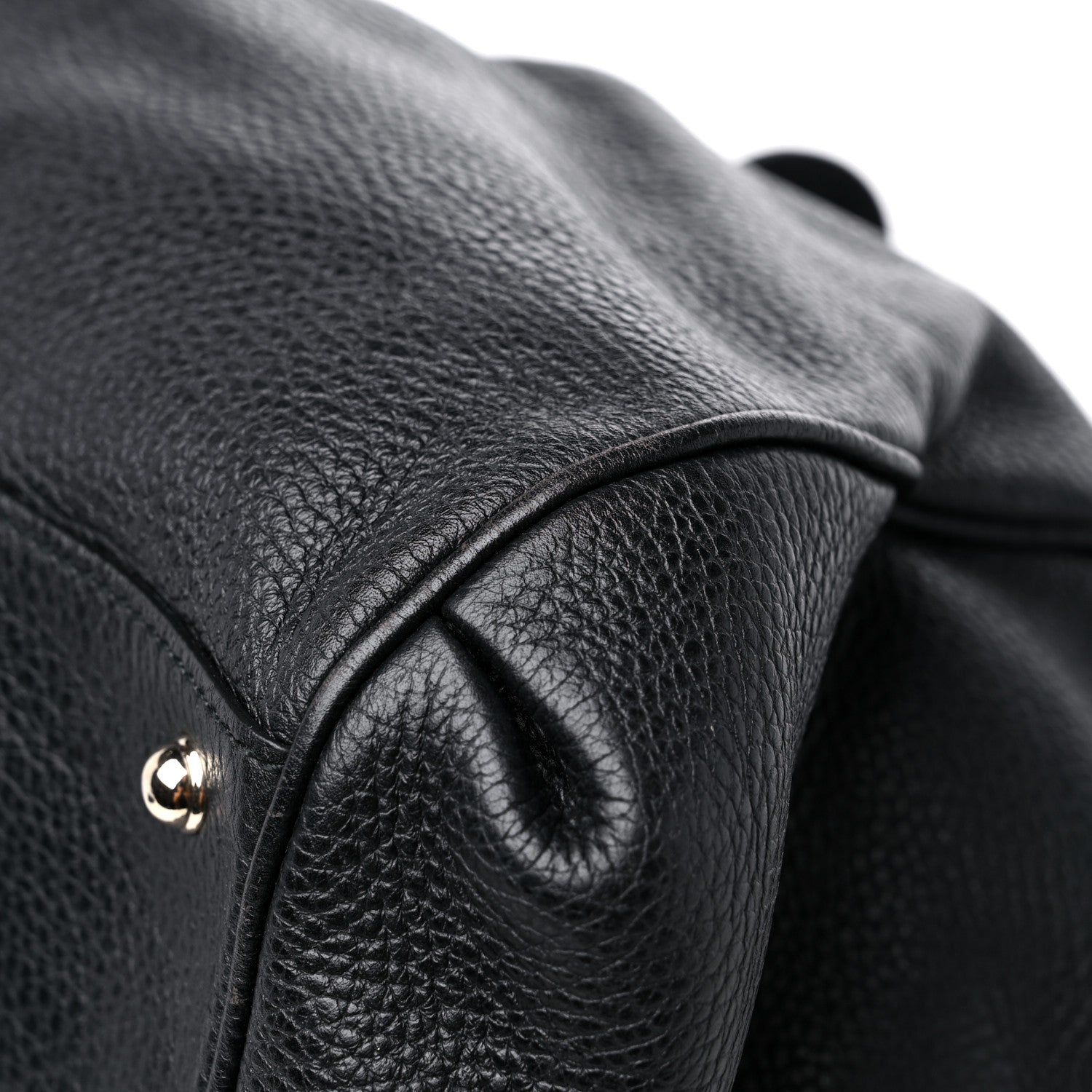 Gucci Pebbled Calfskin Broadway Tote Black 9 of 14