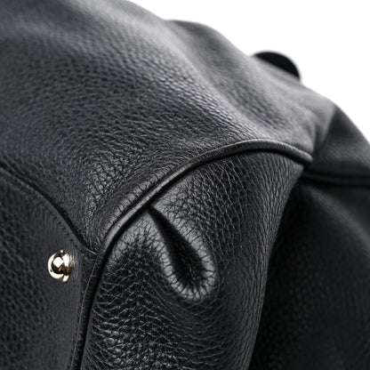 Gucci Pebbled Calfskin Broadway Tote Black 9 of 14