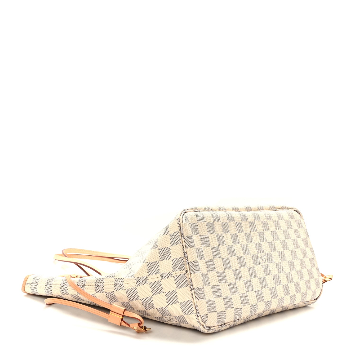 Louis Vuitton Damier Azur Neo Neverfull MM Rose Ballerine 4 of 9