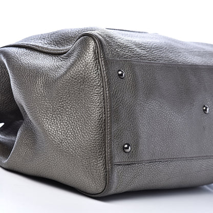 Gucci Metallic Pebbled Calfskin Large Soho Shoulder Bag Sasso 8 of 11