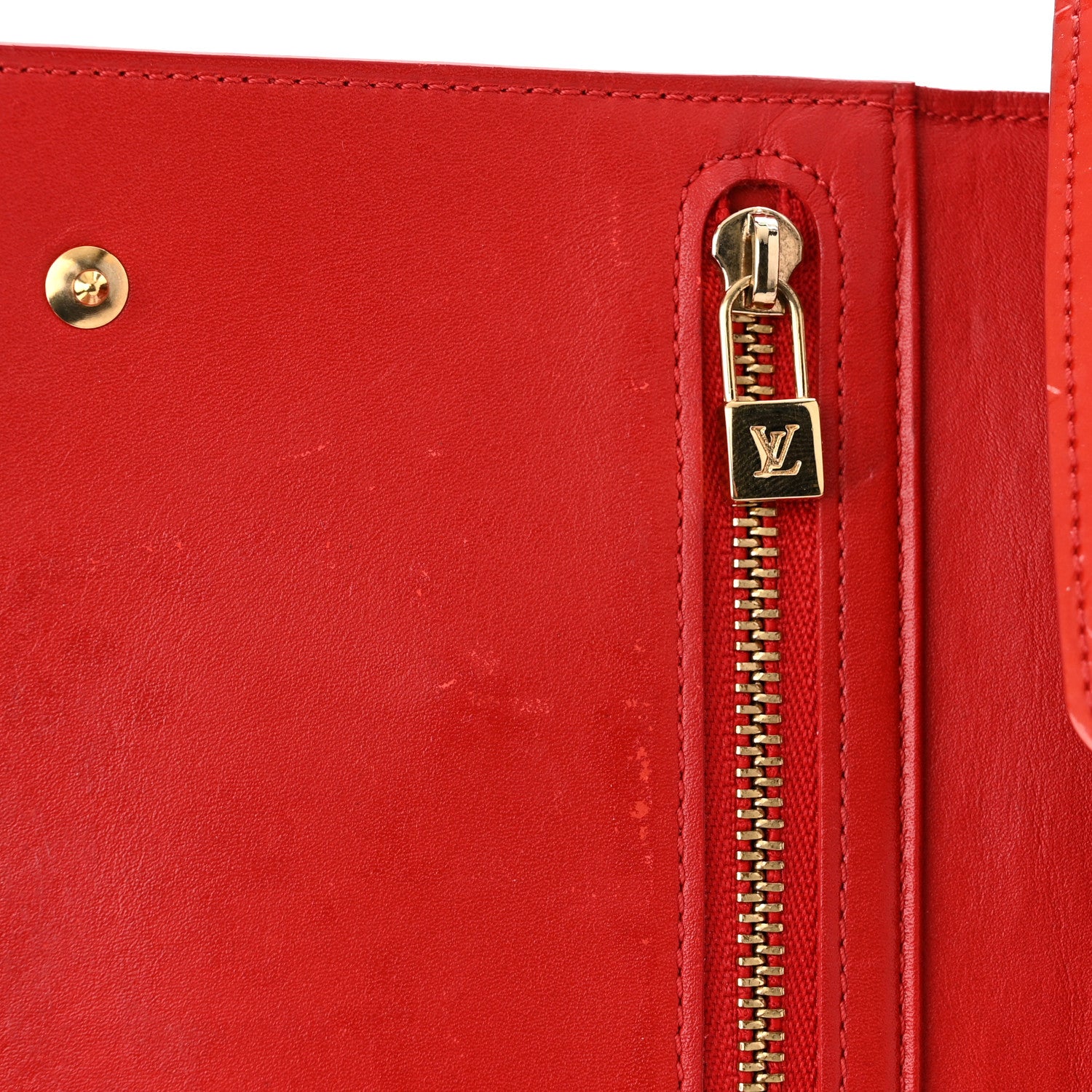 Louis Vuitton Vernis Walker Wallet Red 10 of 12