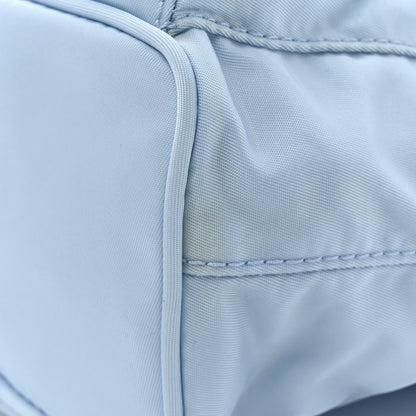 Prada Nylon Vela Mini Crossbody Backpack Light Blue 11 of 11