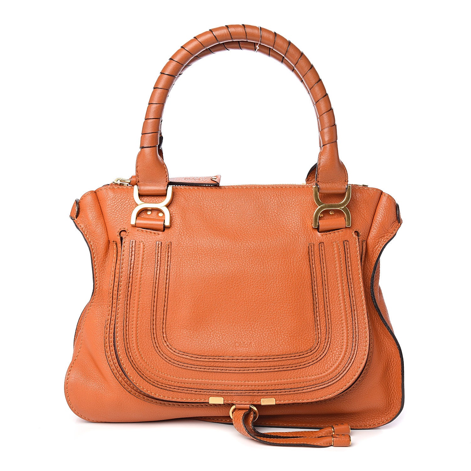 Chloe Calfskin Medium Marcie Satchel Indian Summer 1 of 9
