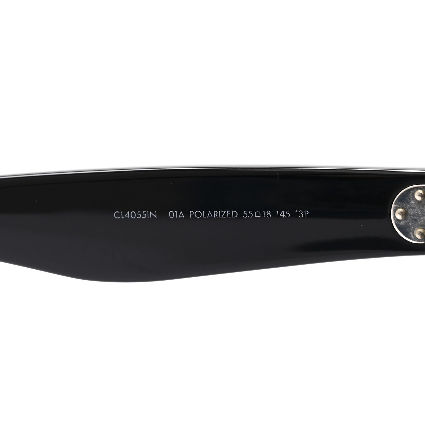 Acetate Polarized Oversized Sunglasses CL4055IN Black