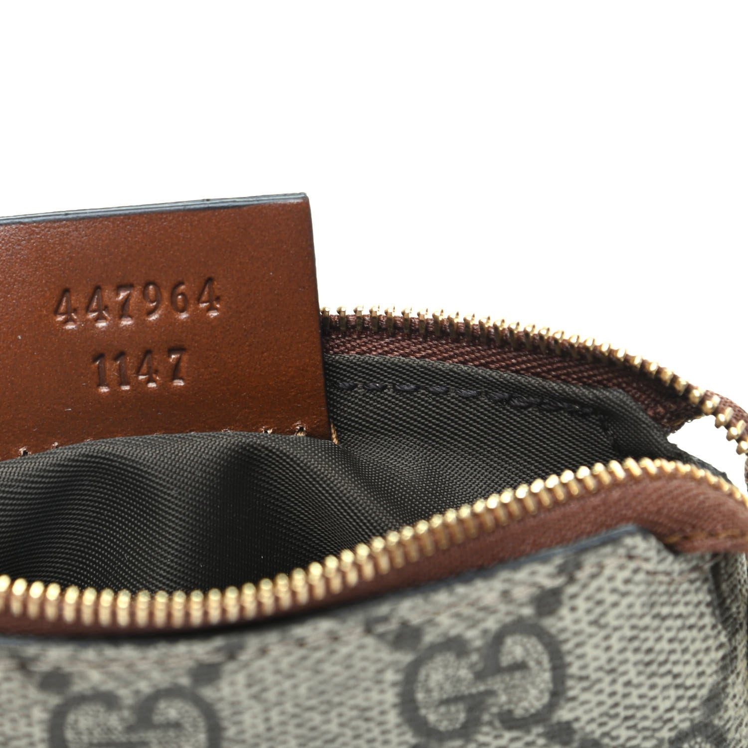 Gucci GG Supreme Monogram Key Case Brown 7 of 8