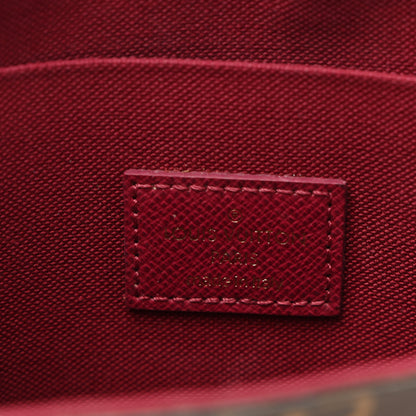 Louis Vuitton Monogram Pochette Felicie Chain Wallet Fuchsia 7 of 12