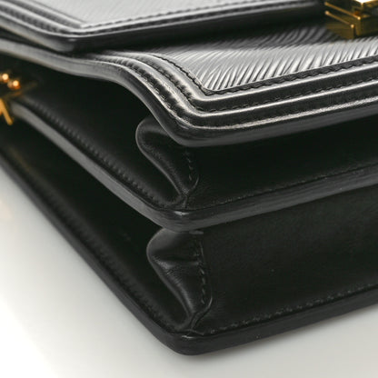 Louis Vuitton Epi Dauphine MM Black 8 of 9