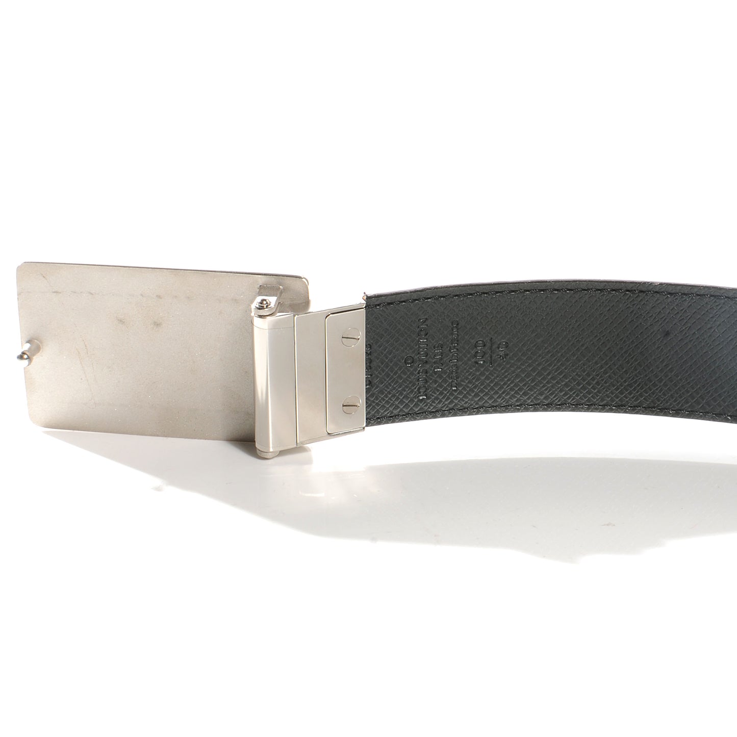 Damier Graphite Inventeur Reversible Belt 100 40