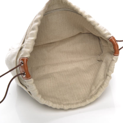 Hermes Canvas Barenia Fourbi 25 MM Pouch Naturel Fauve 5 of 9
