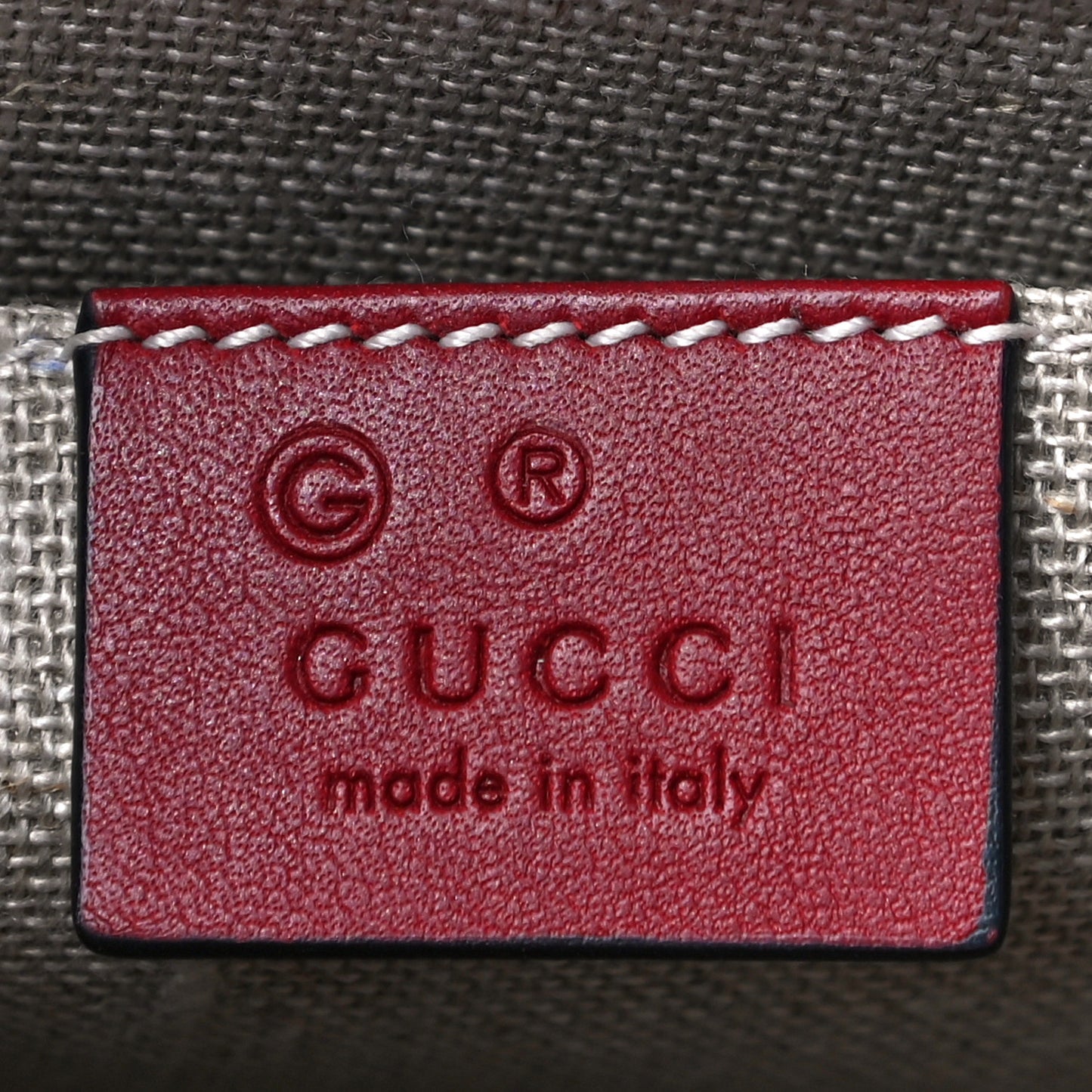 Microguccissima Medium Emily Chain Shoulder Bag Red