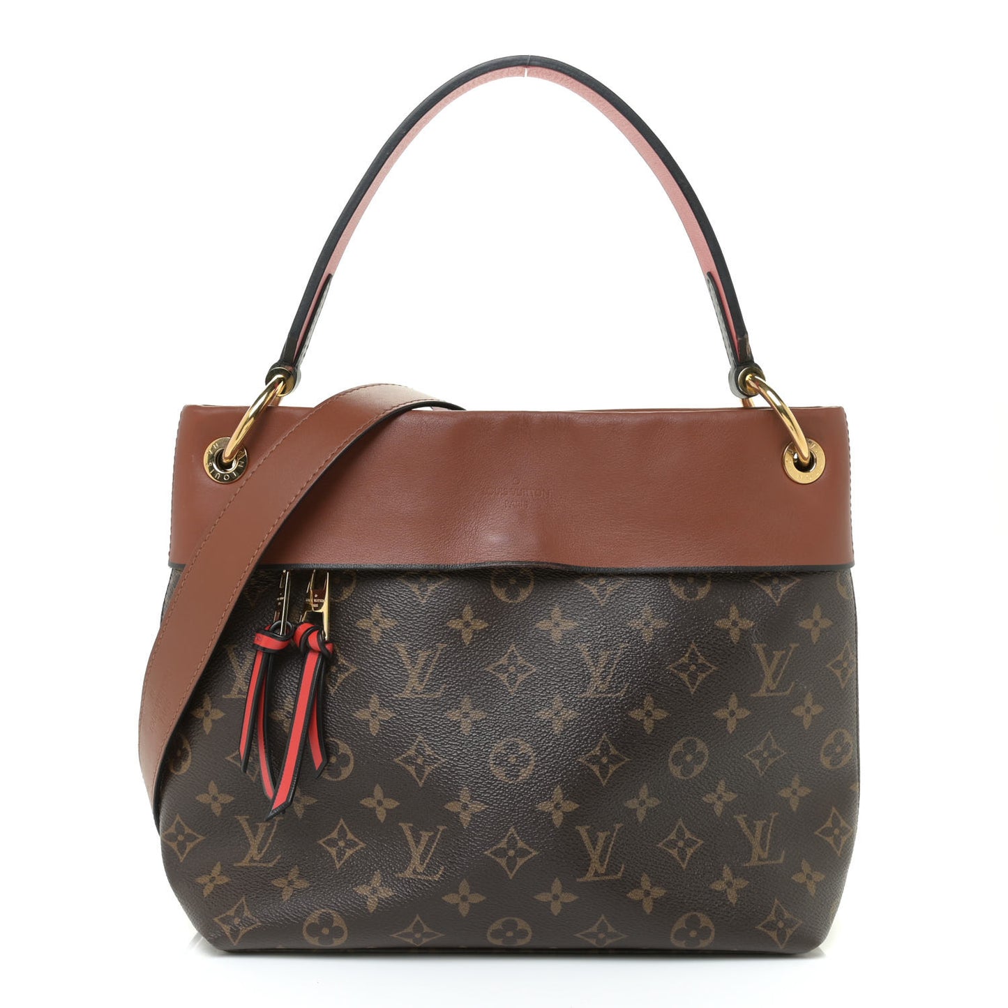 Monogram Tuileries Besace Caramel Rouge