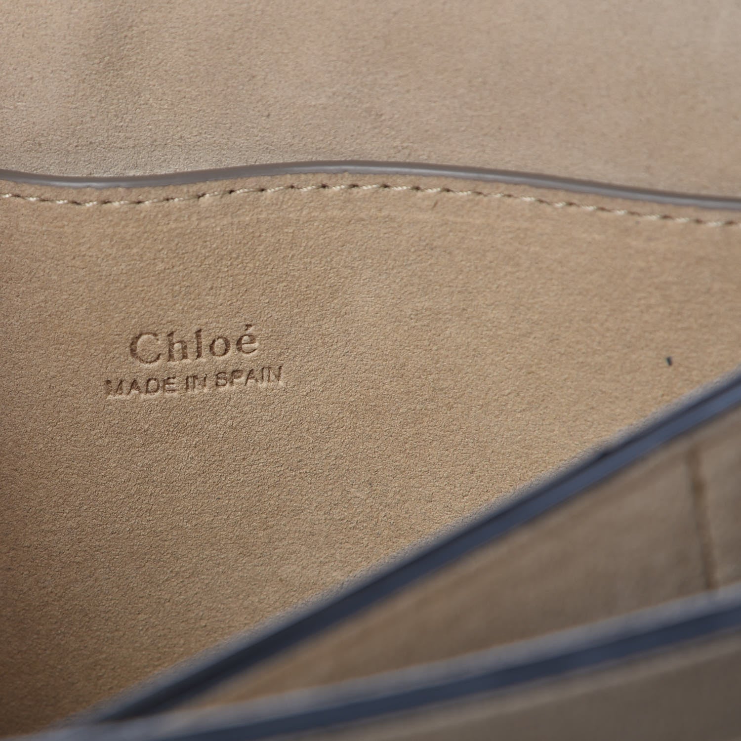 Chloe Suede Calfskin Small Faye Shoulder Bag Black 7 of 11