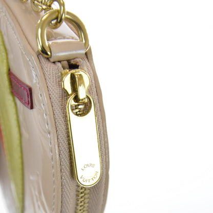Louis Vuitton Vernis Animania Oiseau Songbird Coin Purse Rose Florentin 8 of 8