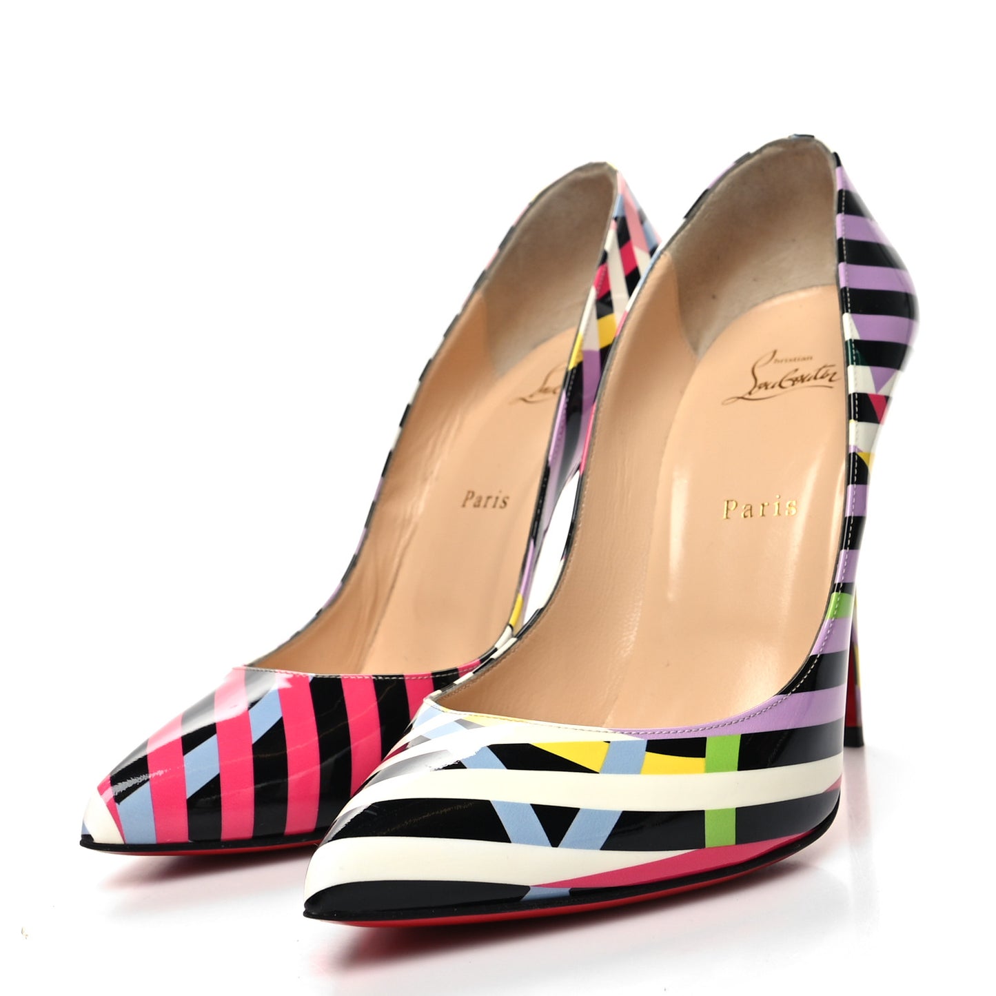 Patent Cinestripes Pigalle Follies 100 Pumps 41 Multi