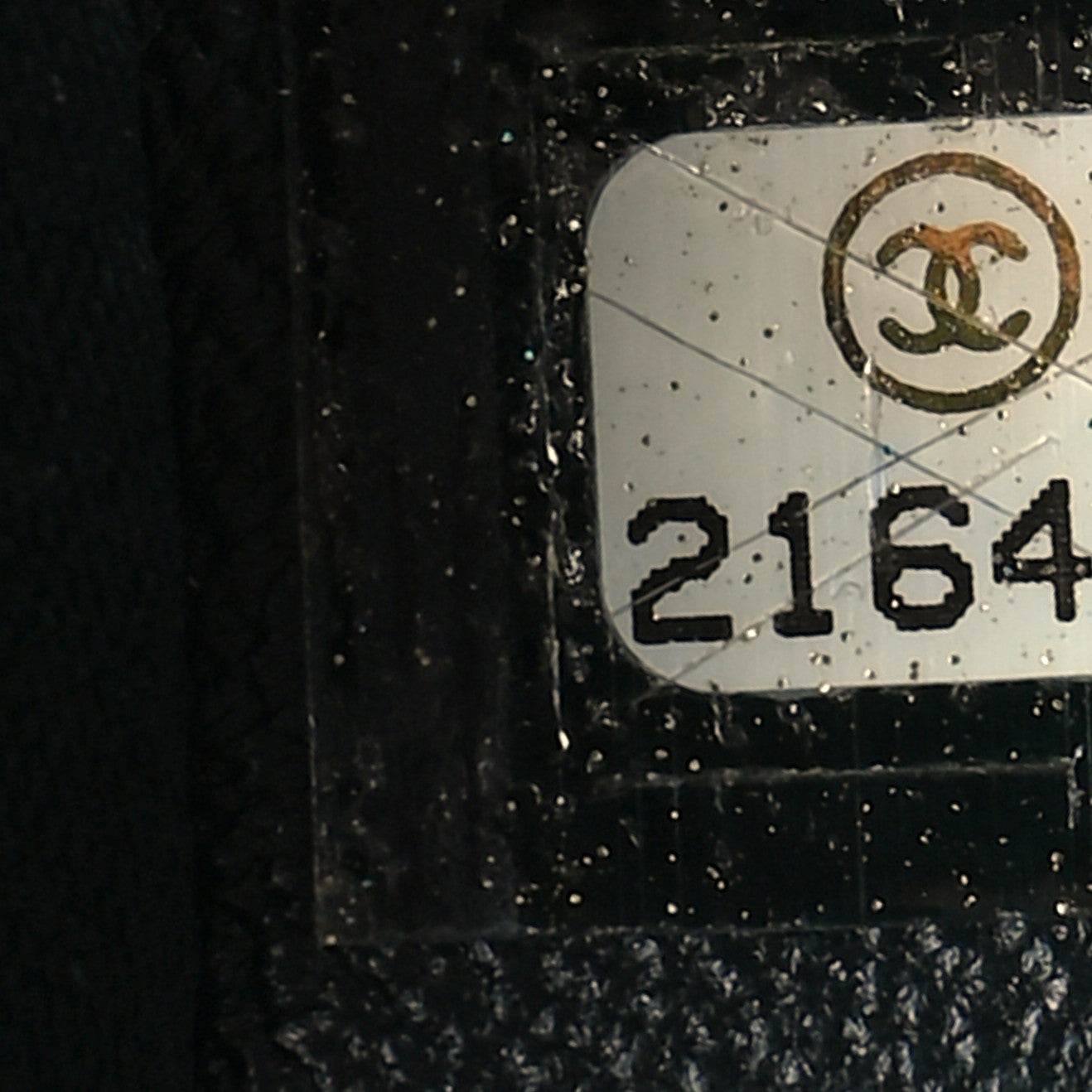 Lambskin Medium CC Crossing Flap Dark Green