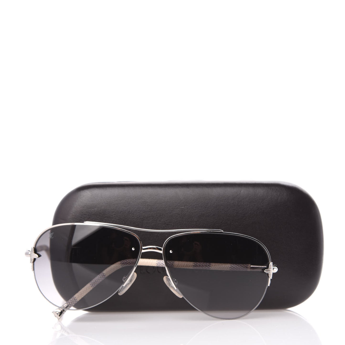 Damier Azur Petite Viola Pilote Aviator Sunglasses Z0570U