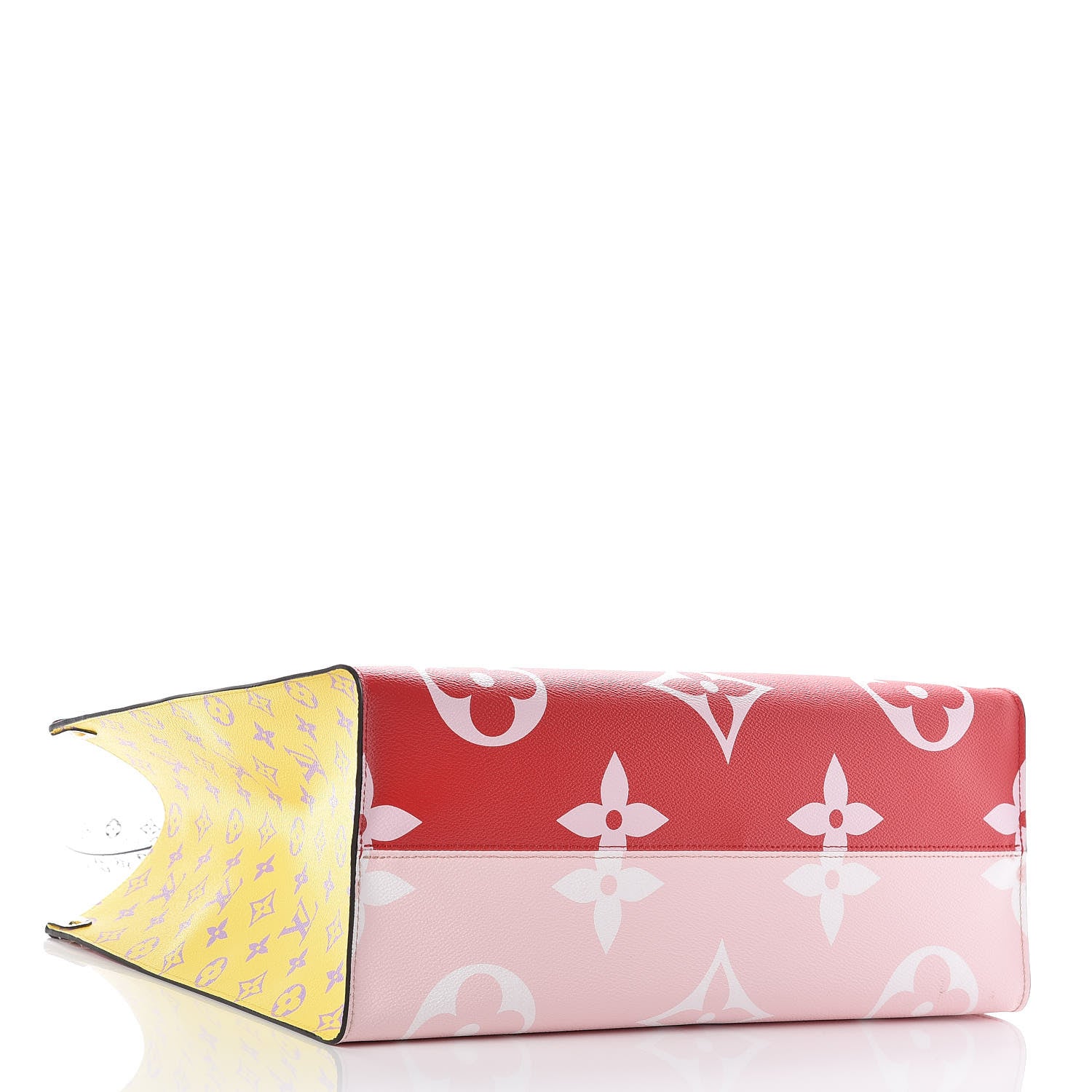 Louis Vuitton Monogram Giant Onthego GM Rouge Rose 5 of 11