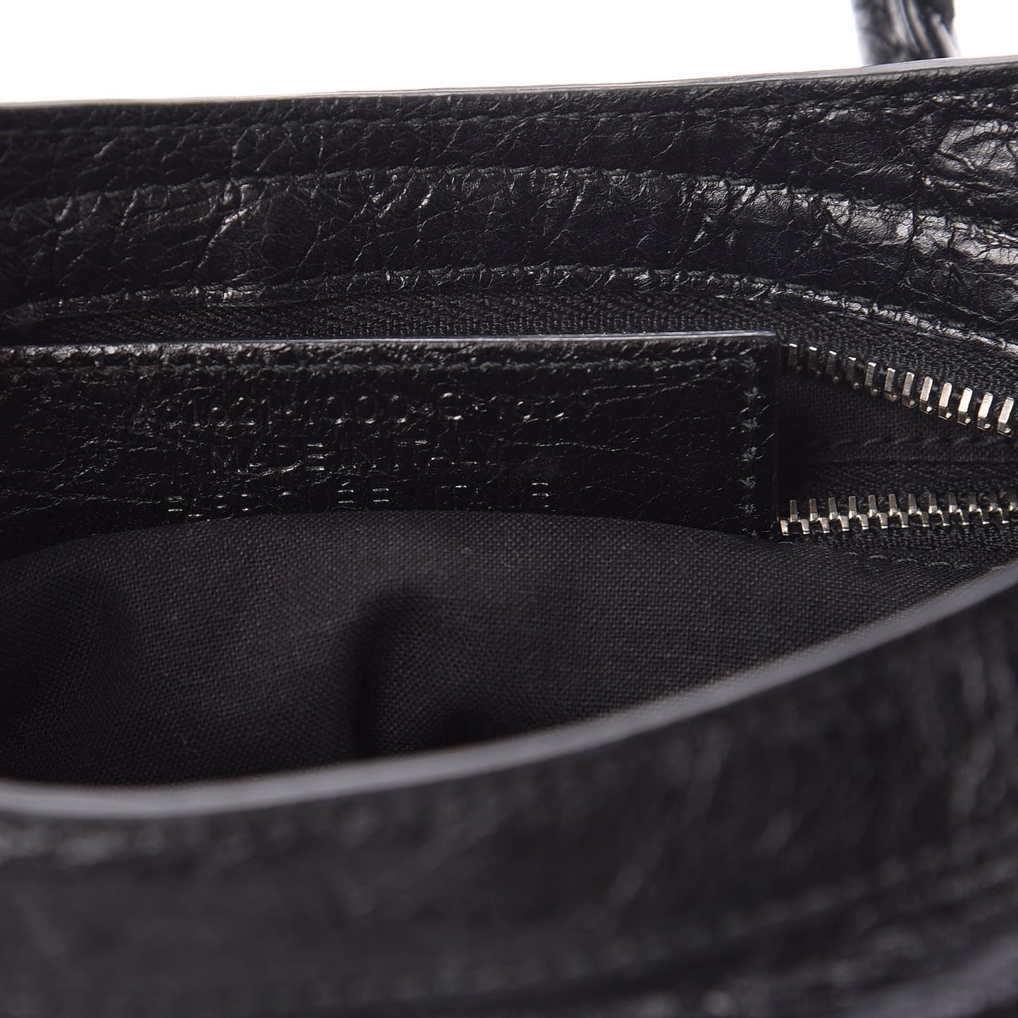 Agneau Classic Silver Hardware S City Black
