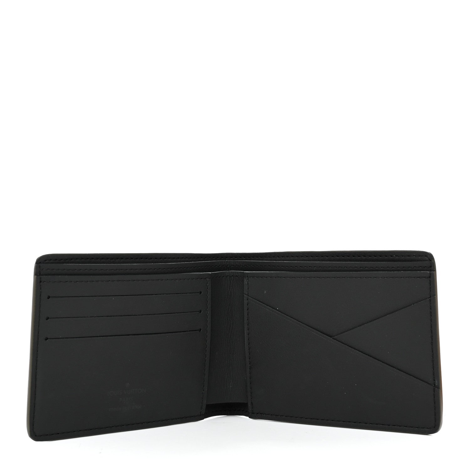 Louis Vuitton Calfskin Monogram Shadow Multiple Wallet Kaki 5 of 7
