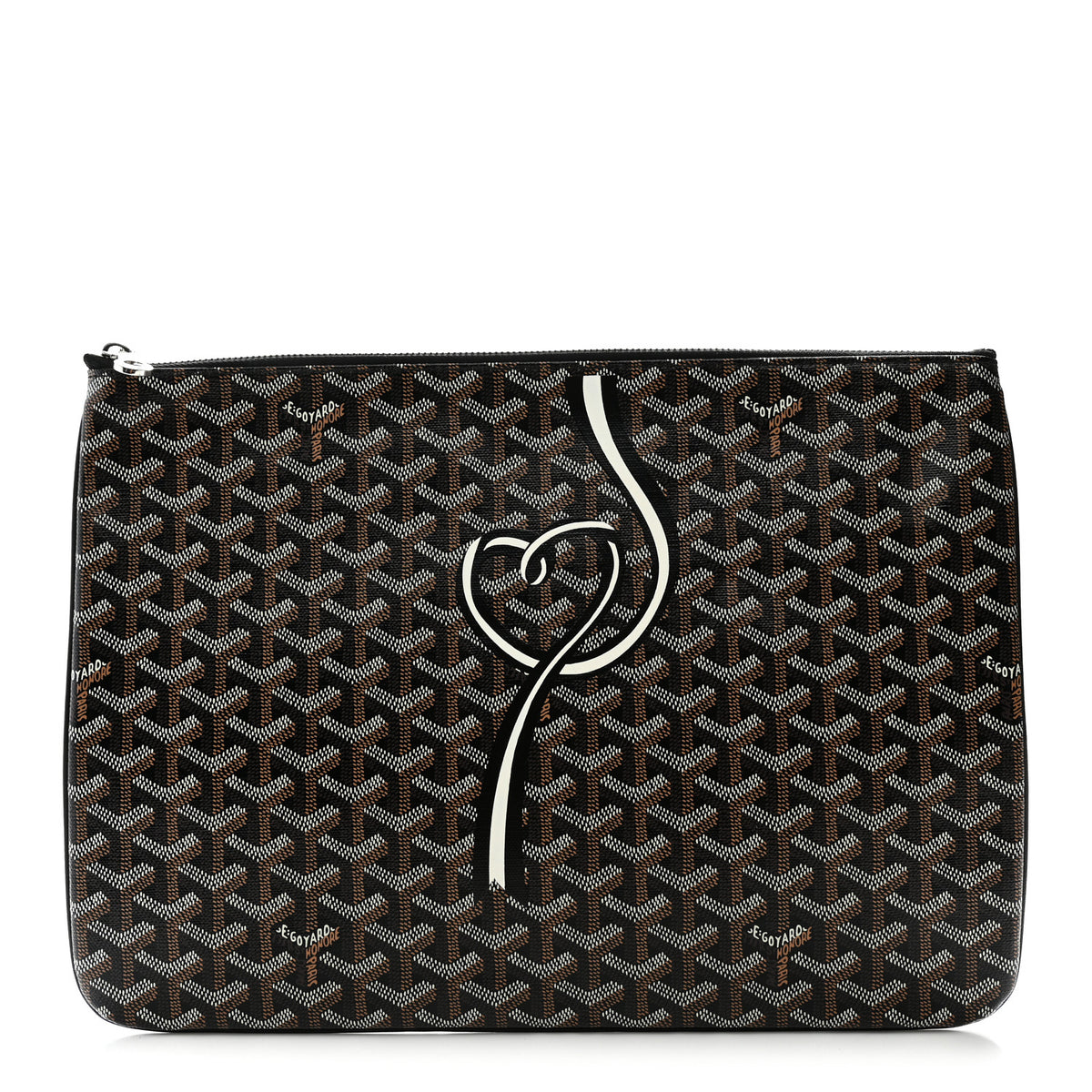Goyard Goyardine Senat Pochette GM Black 1 of 9