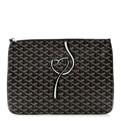 Goyard Goyardine Senat Pochette GM Black 1 of 9