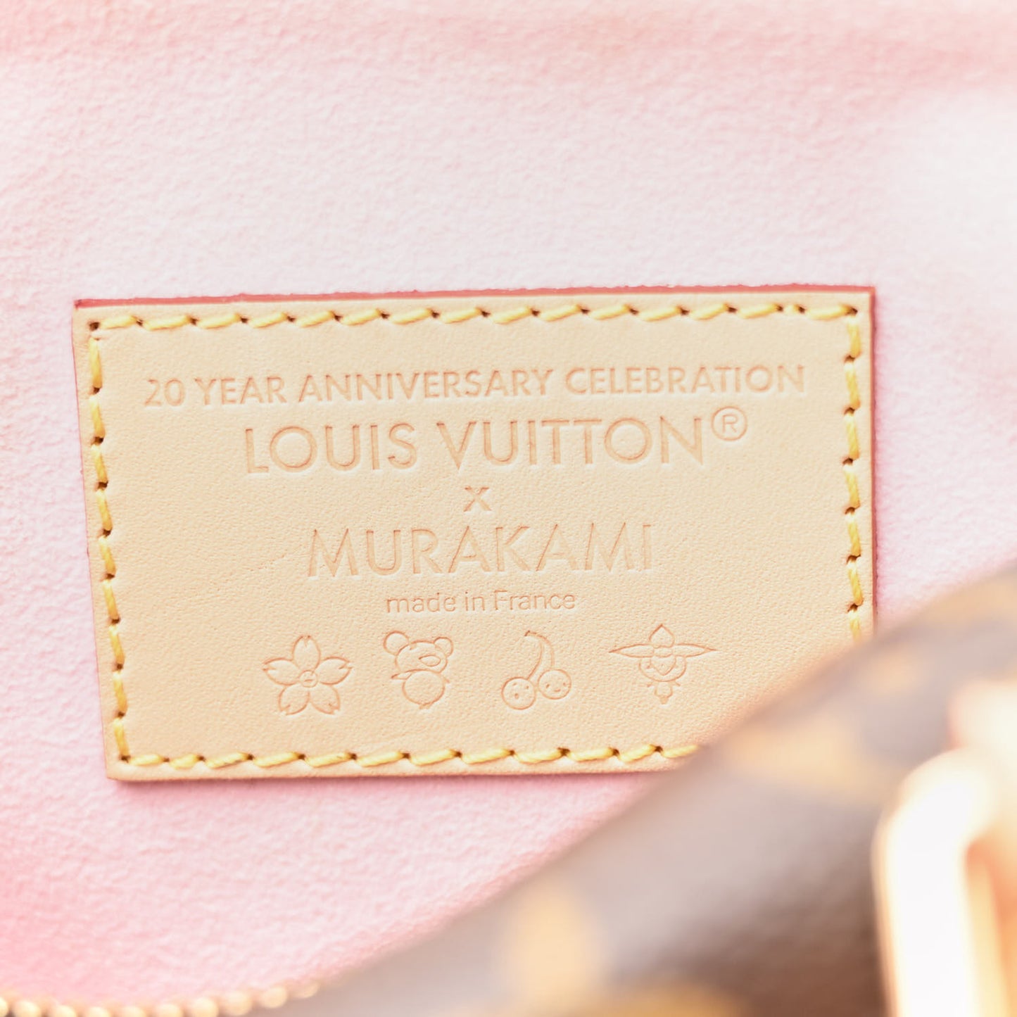 LV X TM Monogram Cherry Blossom Speedy Bandouliere 25 Sakura Brown