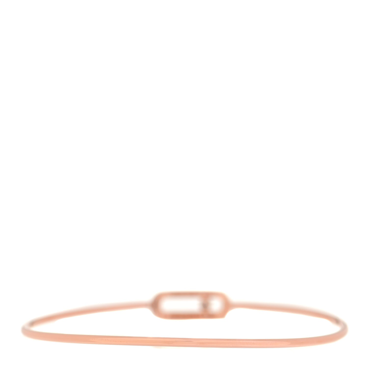 Messika 18K Rose Gold Diamond Thin Move Bangle Bracelet 3 of 5