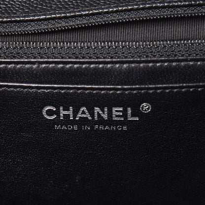Chanel Caviar Quilted Jumbo Single Flap Black 6 of 11