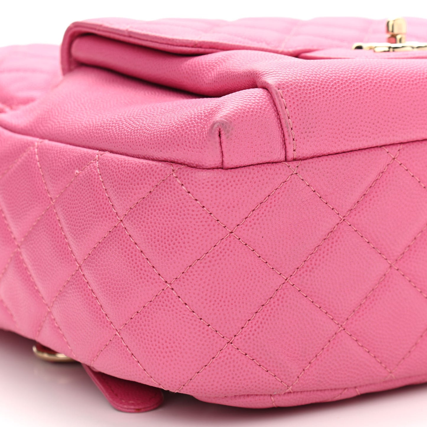 Caviar Quilted Large CC Day Backpack Pink