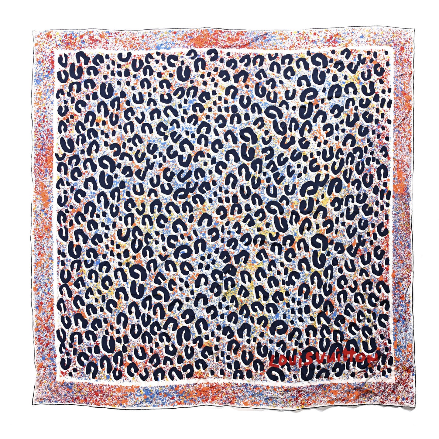 Silk Leo Spray Giant Square Piment