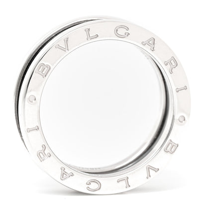 Bulgari Sterling Silver Ceramic Save The Children One-Band Ring 56 7.5 6 of 6