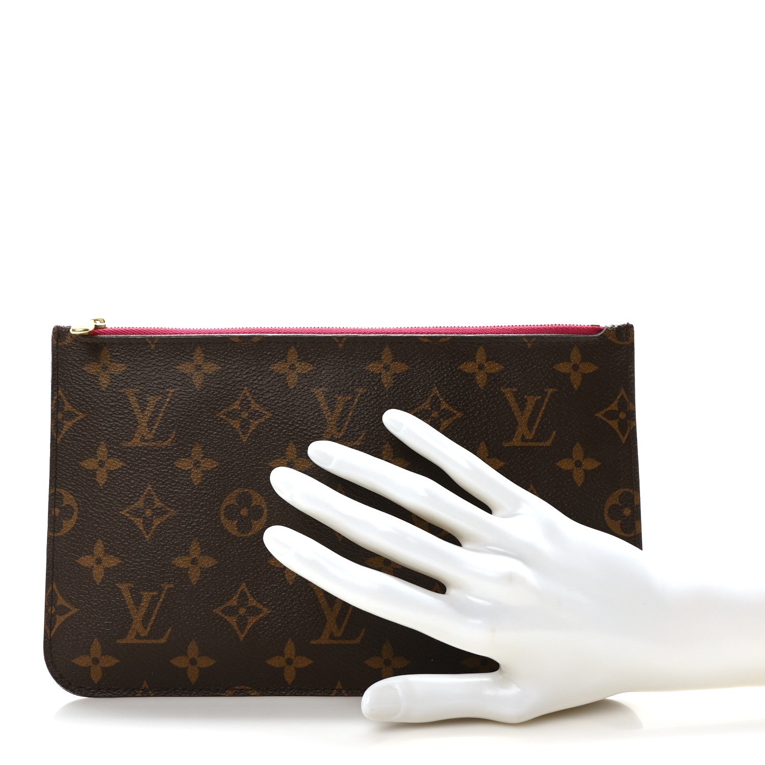 Louis Vuitton Monogram Neverfull MM GM Pochette Pivoine 2 of 10