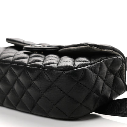 Chanel Calfskin Quilted CC Uniform Flap Belt Bag Black 8 of 10